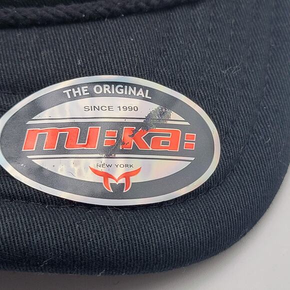 CREAM Hat Cap Snap Back Black Red Mesh Trucker Embroidered Muka One Size Mens - Picture 7 of 8